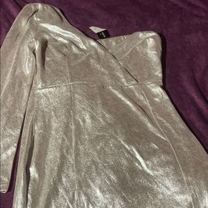 Silver Fashion Nova Dress